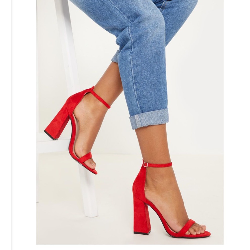 Pretty Little Thing Red Heels!